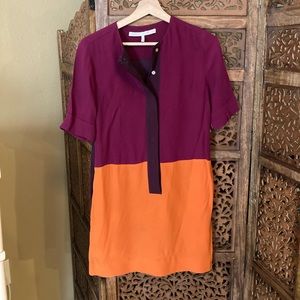 Victoria Beckham Fall Colorblock Dress 4